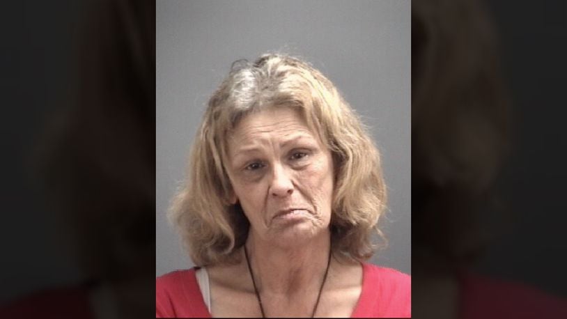 Authorities in Gibson County, Indiana, arrested Angela Delaney, 58, on Sunday, March 19, 2017.