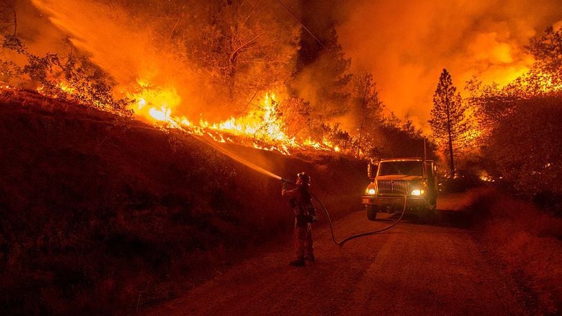 Wildfires continue to rage in California.