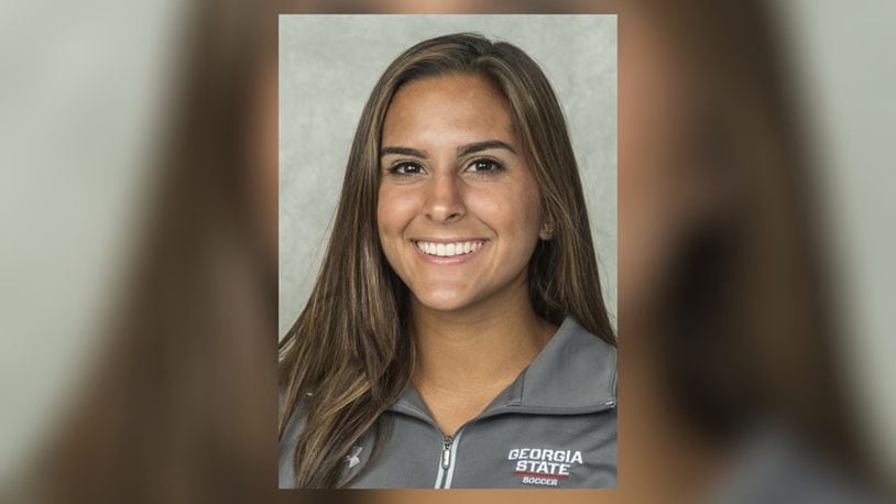 Georgia State University soccer team member Natalia Martinez has been suspended from the team after she used a racial epithet on social media, according to the school. (Credit: Georgia State University)