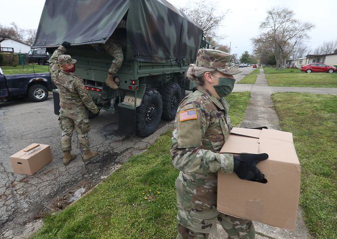 PHOTOS: National Guard Delivers Food