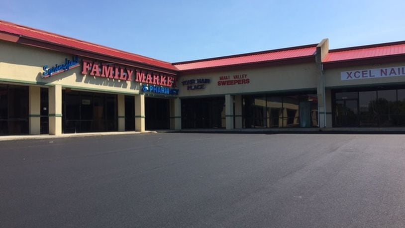 An abandoned strip mall in the 1000 block of Upper Valley Pike is being renovated and could have new tenants as early as this fall./Matt Sanctis