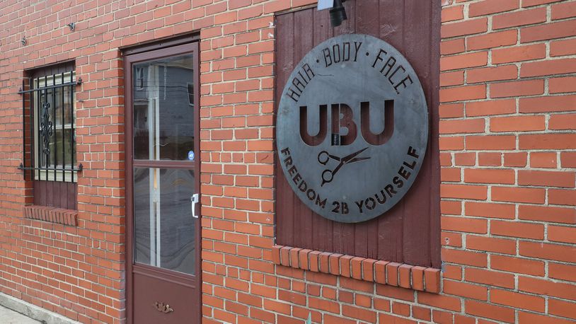 The exterior of UBU Hair Studio on North Fountain Avenue. BILL LACKEY/STAFF