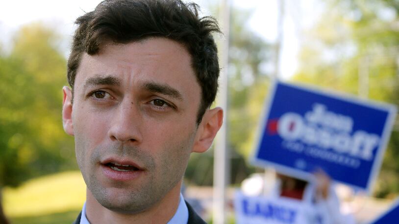 Jon Ossoff, 30, got involved in politics as a 17-year-old student at the Paideia School when he read U.S. Rep. John Lewis’ autobiography and was moved to ask the congressman for a job. BOB ANDRES /BANDRES@AJC.COM