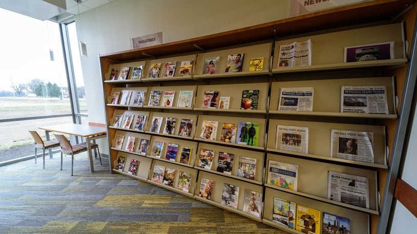 Here’s a look inside the newly completed and now open Dayton Metro Library Northmont Branch in Englewood, located at 700 W. National Road. TOM GILLIAM / CONTRIBUTING PHOTOGRAPHER
