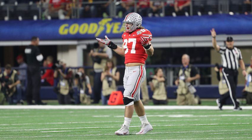 Buckeyes capitalize on turnovers to take halftime lead