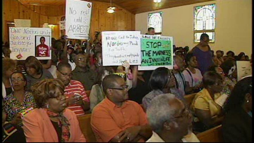 Rally held at Sanford church for Trayvon Martin