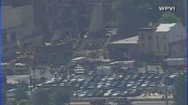 Pa. building collapses, people believed trapped