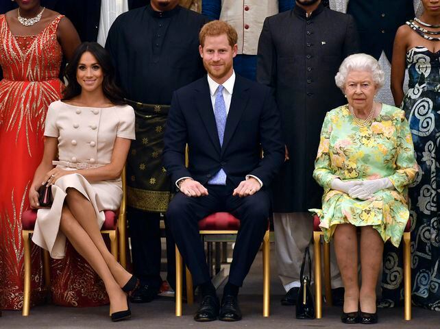 Photos: Meghan Markle, Prince Harry, David Beckham attend Queen’s  Young Leaders ceremony