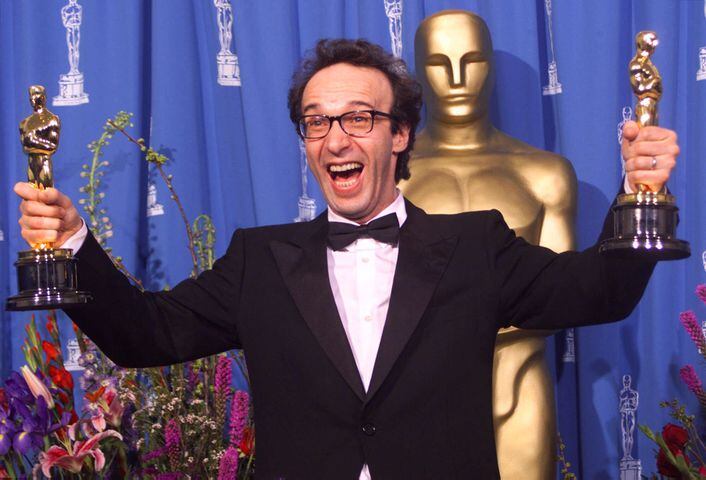 1999: Roberto Benigni also caused a stir when he bested Tom Hanks' "Saving Private Ryan" performance to take home the Best Actor Oscar for "Life Is Beautiful."