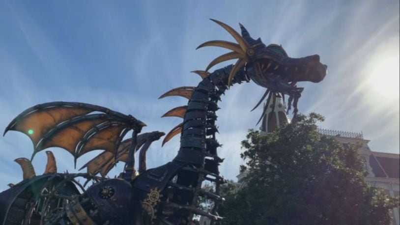 The Maleficent dragon is back in the parade at Walt Disney World after catching fire nearly a year ago. (Photo: WFTV.com)