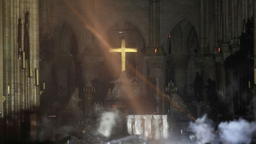 Photos: Paris’ Notre Dame Cathedral on fire