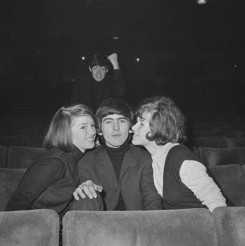 This 1963 photobomb was done by Paul McCartney