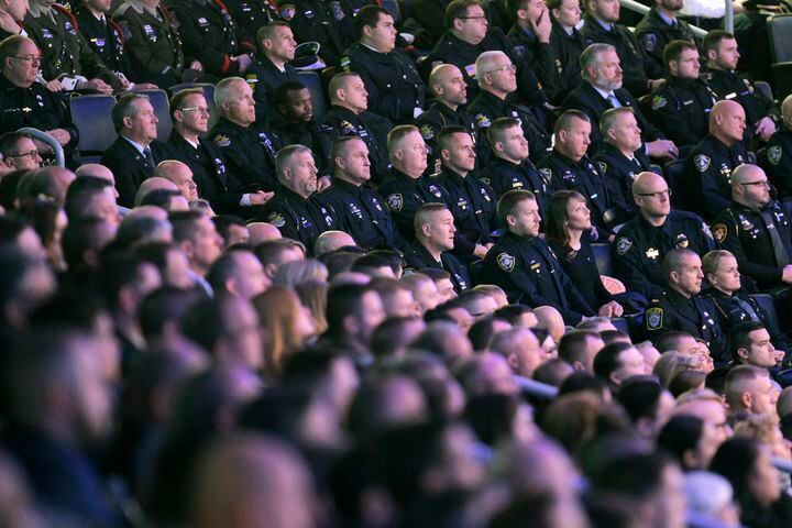 PHOTOS: Community comes together for Det. Jorge DelRio’s funeral service