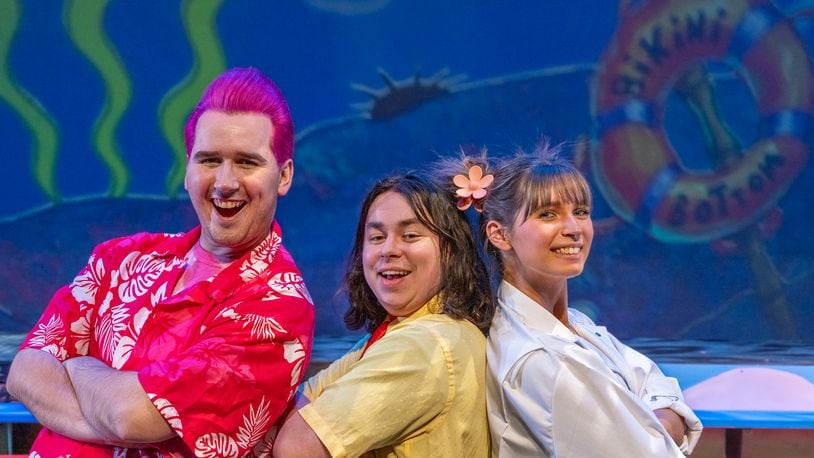 One of the most popular cartoon heroes will come to life on the Clark State Performing Arts Center stage when the Clark State Theatre Arts program presents "The SpongeBob Musical" this weekend. The cast is led by Jeremy Moeller as Patrick Star, Bailey Compston as SpongeBob SquarePants and Emma Francis as Sandy Cheeks.