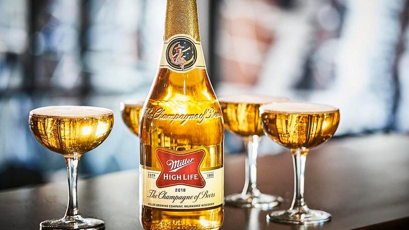 Miller High Life is being sold in limited-run champagne bottles for the 2018 holiday season.