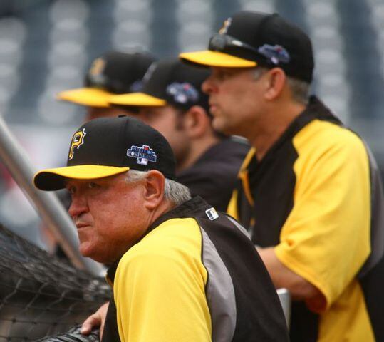 Pirates and Reds work out at PNC Park
