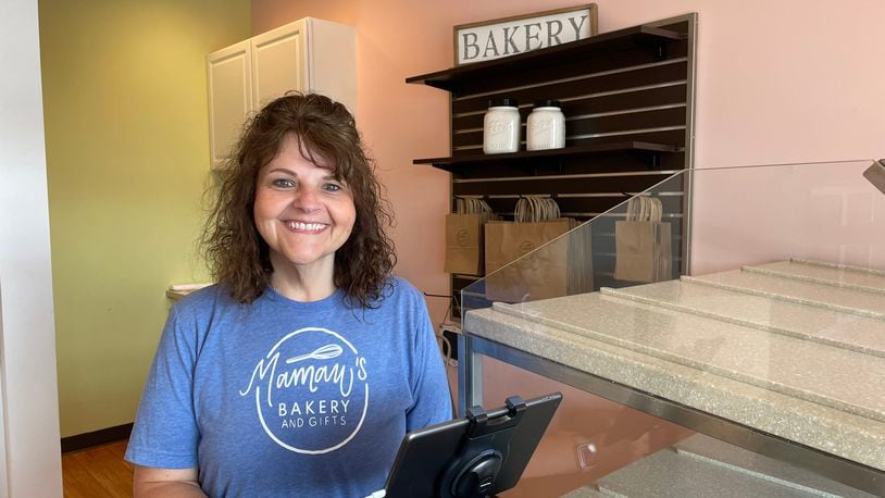 Mamaw’s Bakery and Gifts is opening Friday, Aug. 25 in the former location of Gigi’s Cupcakes on Colonel Glenn Highway near Wright State University. Pictured is owner Mendy Williams. NATALIE JONES/STAFF