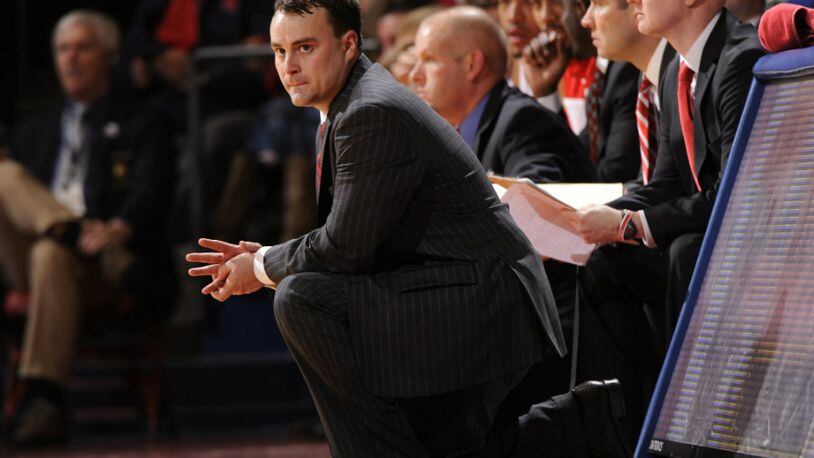Dayton head coach Archie Miller watches the action against Weber St at UD Arena earlier this season. Miller and his staff have made inroads recruiting the Chicagoland area. Two of the three UD recruits for 2013 are from Chicago. FILE PHOTO
