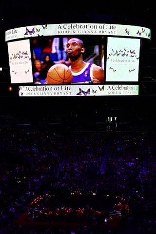 Photos: Remembering Kobe and Gianna Bryant at Staples Center memorial ceremony