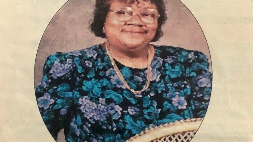 Photo of Amelia Robinson’s grandmother, the late Nellie Mae Robinson.  This is not the look Nellie gave her misbehaving grandchildren in church.