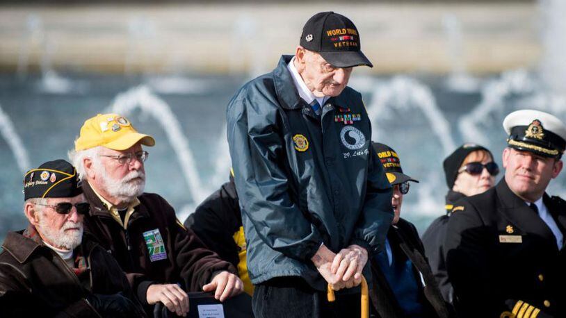 Of the 16 million people who served during World War II, only 558,000 still survive.