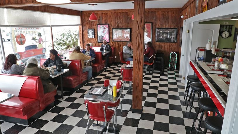 The dining room at Mundy’s Diner Wednesday, March 21, 2018. Bill Lackey/Staff