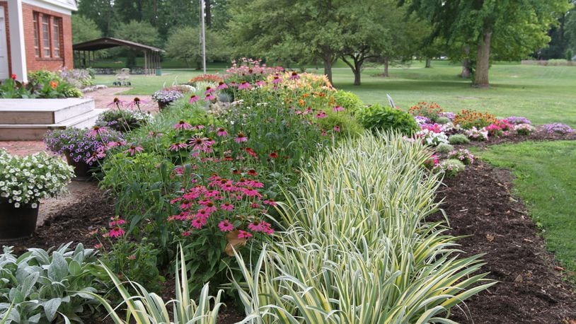 A perennial bed is one of several gardens that will be on display along with speakers, exhibits, children’s activities and more at the first Snyder Park Garden and Arboretum Jubilee on Saturday, Aug. 5. JO BROWN/CONTRIBUTED