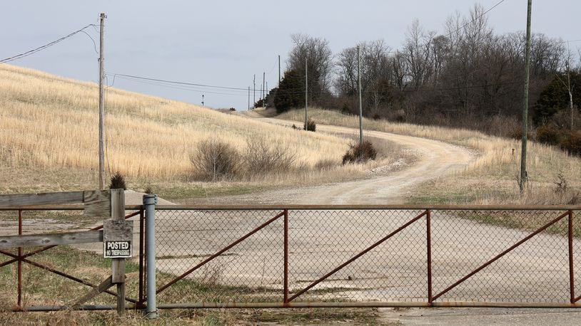 The Tremont City Barrel Fill site at 3112 Snyder-Domer Road in German Township Wednesday, March 30, 2022. BILL LACKEY/STAFF
