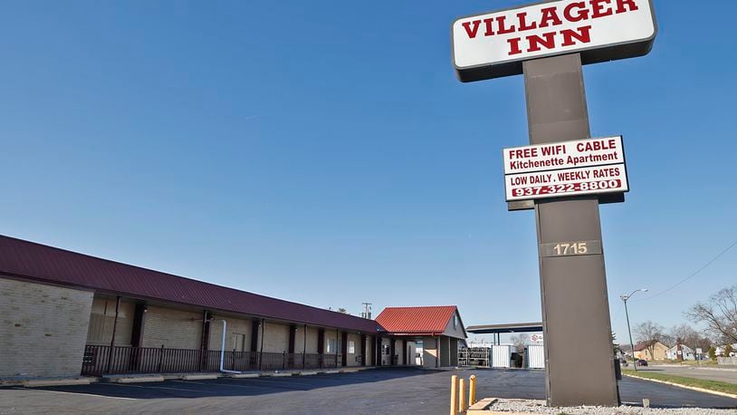 A proposal is on the Springfield City Commission agenda to purchase the Villager Inn hotel so it can used to provide additional shelter for the homeless. BILL LACKEY/STAFF