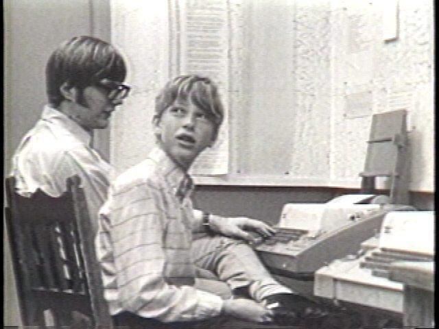 Bill Gates, Paul Allen at Lakeside School - different shot