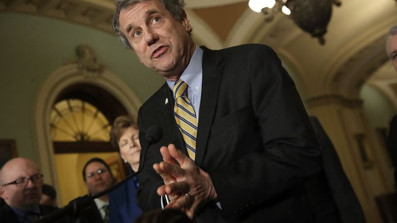 Sen. Sherrod Brown, D-Ohio. Despite speaking at a progressive forum with various potential presidential candidates, Brown — who is in the middle of a re-election battle — says he’s not intending to run for the nation’s highest office. (Photo by Win McNamee/Getty Images)