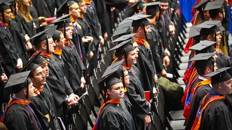 The University of Dayton’s fall commencement is set for Saturday morning.