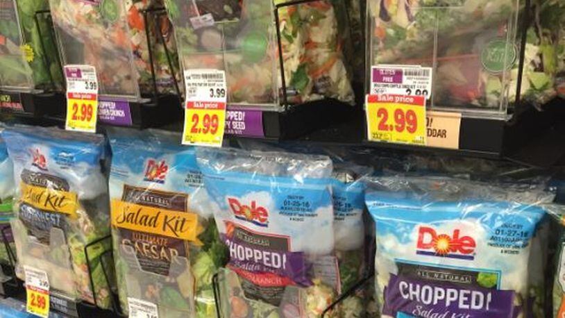 Dole salads processed in Springfield have been linked to a listeria outbreak. Katie Wedell/Staff