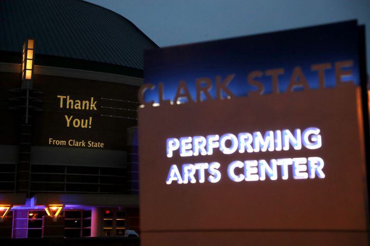 PHOTOS: Clark State Lights Up For Healthcare Workers
