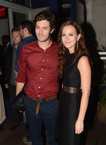 February 2014: Adam Brody and Leighton Meester