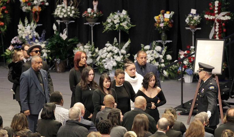 PHOTOS: Community comes together for detective Jorge DelRio’s funeral service