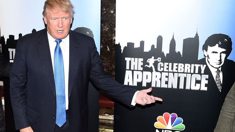 NEW YORK, NY - Then TV personality Donald Trump attended a "Celebrity Apprentice" red carpet event at Trump Tower on February 3, 2015 in New York City.