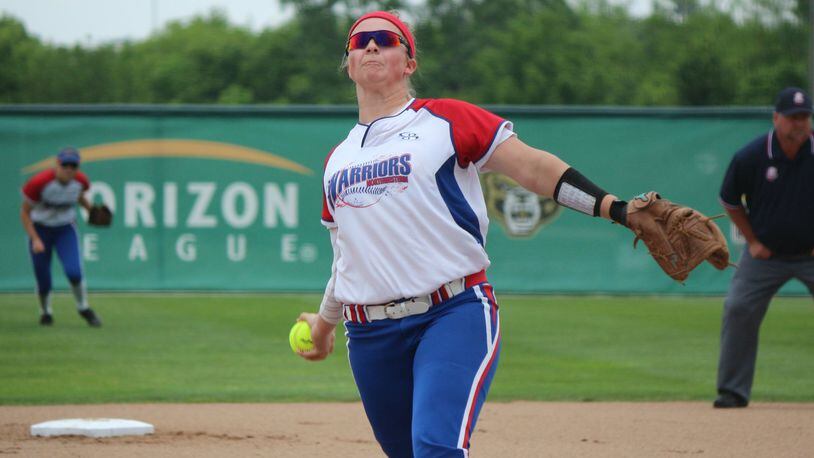 Pitcher Jenna Robbins was 19-1 for the Warriors last season. GREG BILLING / CONTRIBUTED