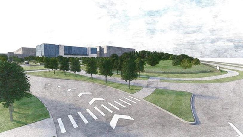 A rendering of the Intel operation being built in New Albany. INTEL