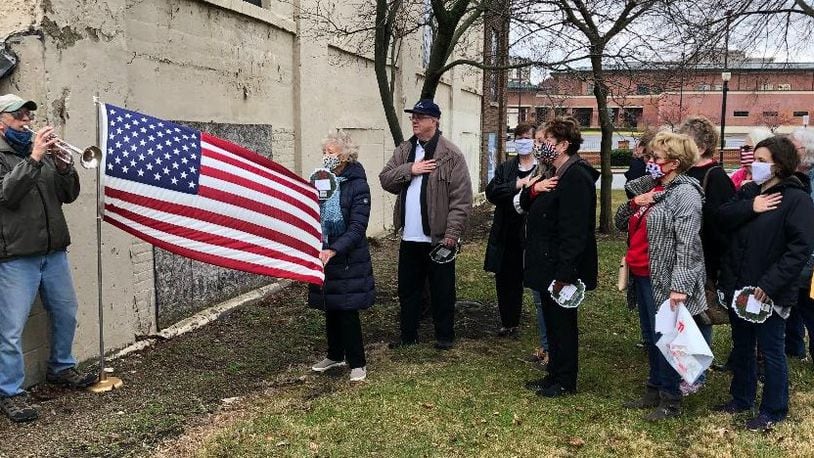 The Lagonda Chapter of Daughters of the American Revolution will honor the U.S. military and veterans from the Revolutionary War and War of 1812 during the second Wreaths Across America ceremony at noon on Dec. 18 at the Springfield Burying Grounds. Another first-time ceremony will also be that same day and time at St. Bernard Cemetery. Both events are open to the public. Photo by Brett Turner