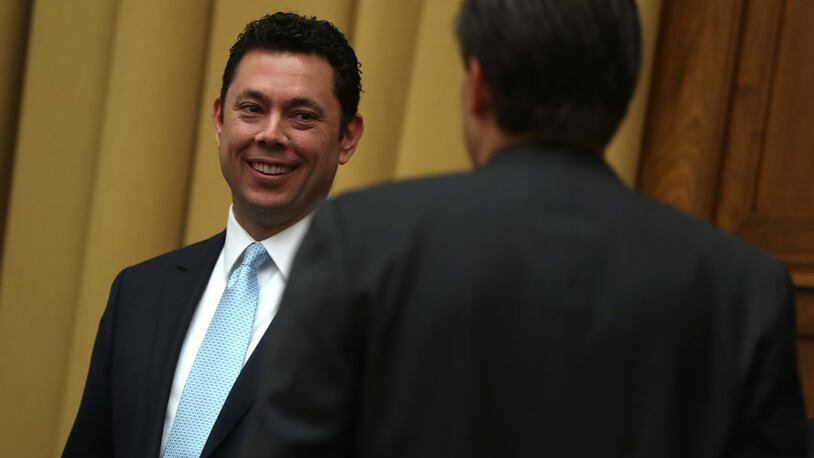 WASHINGTON, DC - MARCH 16:  U.S. Rep. Jason Chaffetz (R-UT) talks before the start of a House Judiciary Committee hearing on March 16, 2017 in Washington, DC. Judges from the Ninth Circuit Court of Appeals testified before the committee about the restructuring of that court.  (Photo by Justin Sullivan/Getty Images)