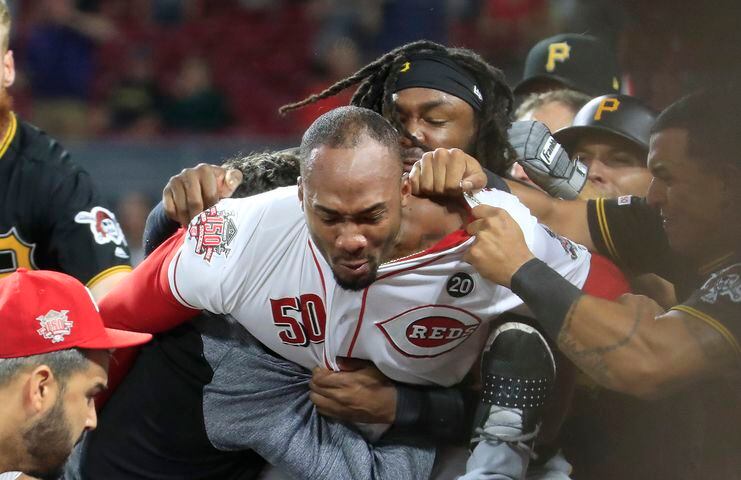PHOTOS: Reds vs. Pirates brawl