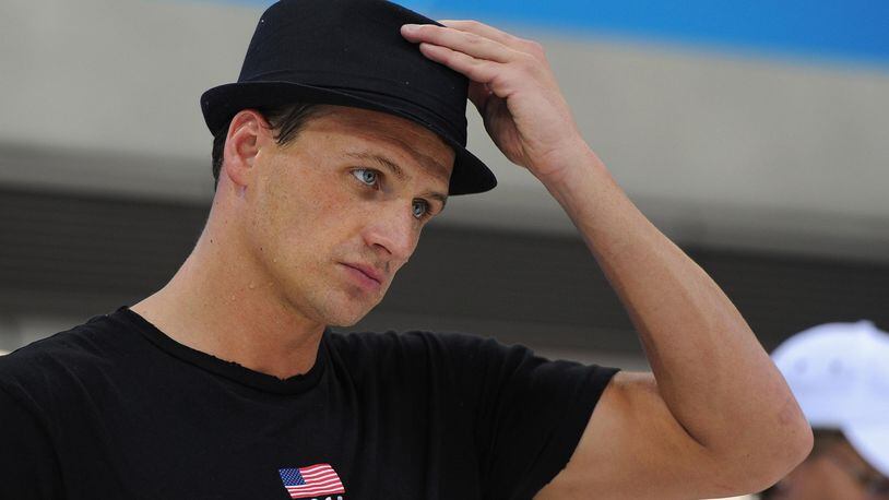 Ryan Lochte is happy these days talking about his son and fiancee.