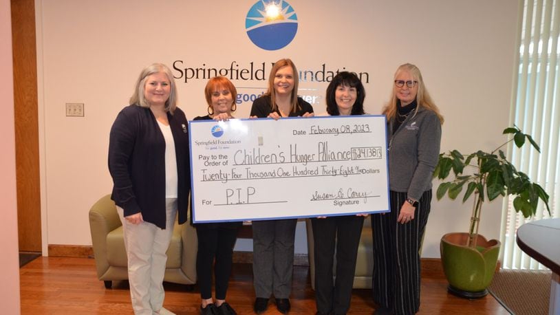 The Springfield Foundation has granted $24,138 to the Children’s Hunger Alliance. Contributed