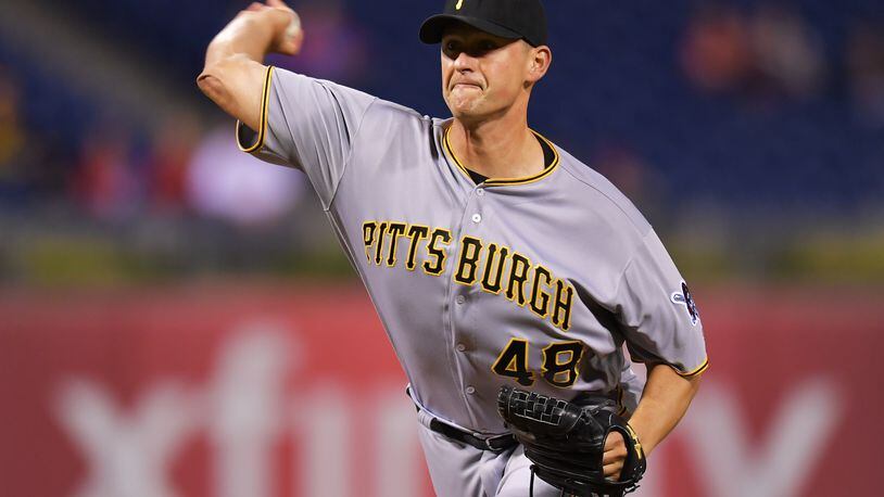 PHILADELPHIA, PA - SEPTEMBER 15: Jared Hughes #48 of the Pittsburgh Pirates delivers a pitch in the ninth inning against the Philadelphia Phillies at Citizens Bank Park on September 15, 2016 in Philadelphia, Pennsylvania. The Pirates won 15-2. (Photo by Drew Hallowell/Getty Images)