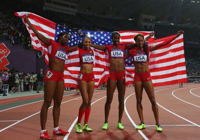 U.S. 4 x 400m relay team, London