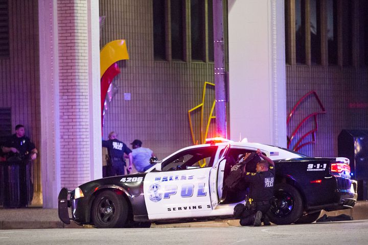 Officers shot in Dallas