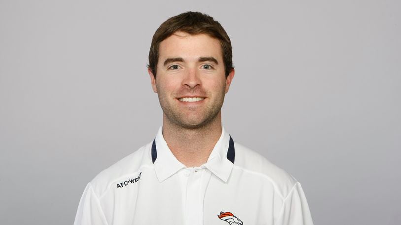 ENGLEWOOD, CO - CIRCA 2010: In this photo provided by the NFL, Brian Callahan of the Denver Broncos poses for his 2010 NFL headshot circa 2010 in Englewood, Colorado. (Photo by NFL via Getty Images)