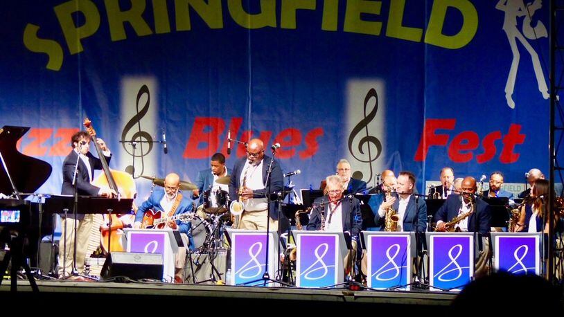 The Springfield Symphony Jazz  Orchestra, seen here at the recent Springfield Jazz and Blues Festival, will open its third season on Saturday with a salute to Hometown Heroes of the jazz world.