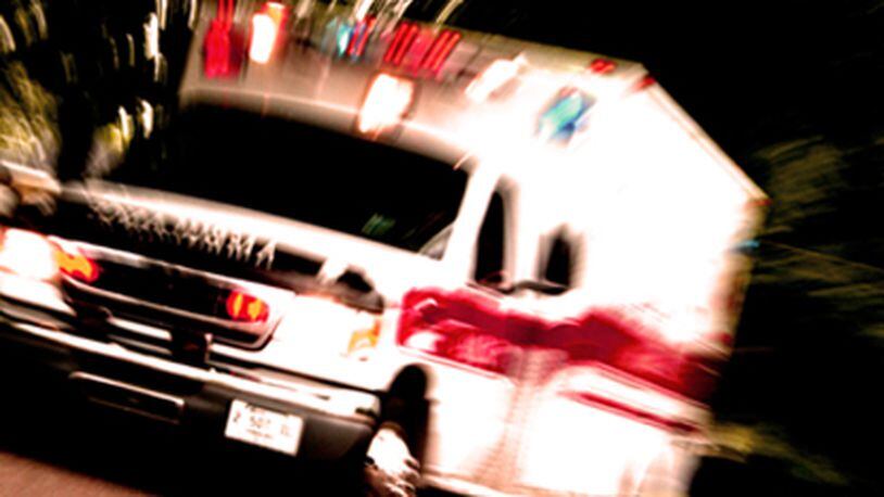 A man remains in the hospital after a crash late Monday night in Clark County.
